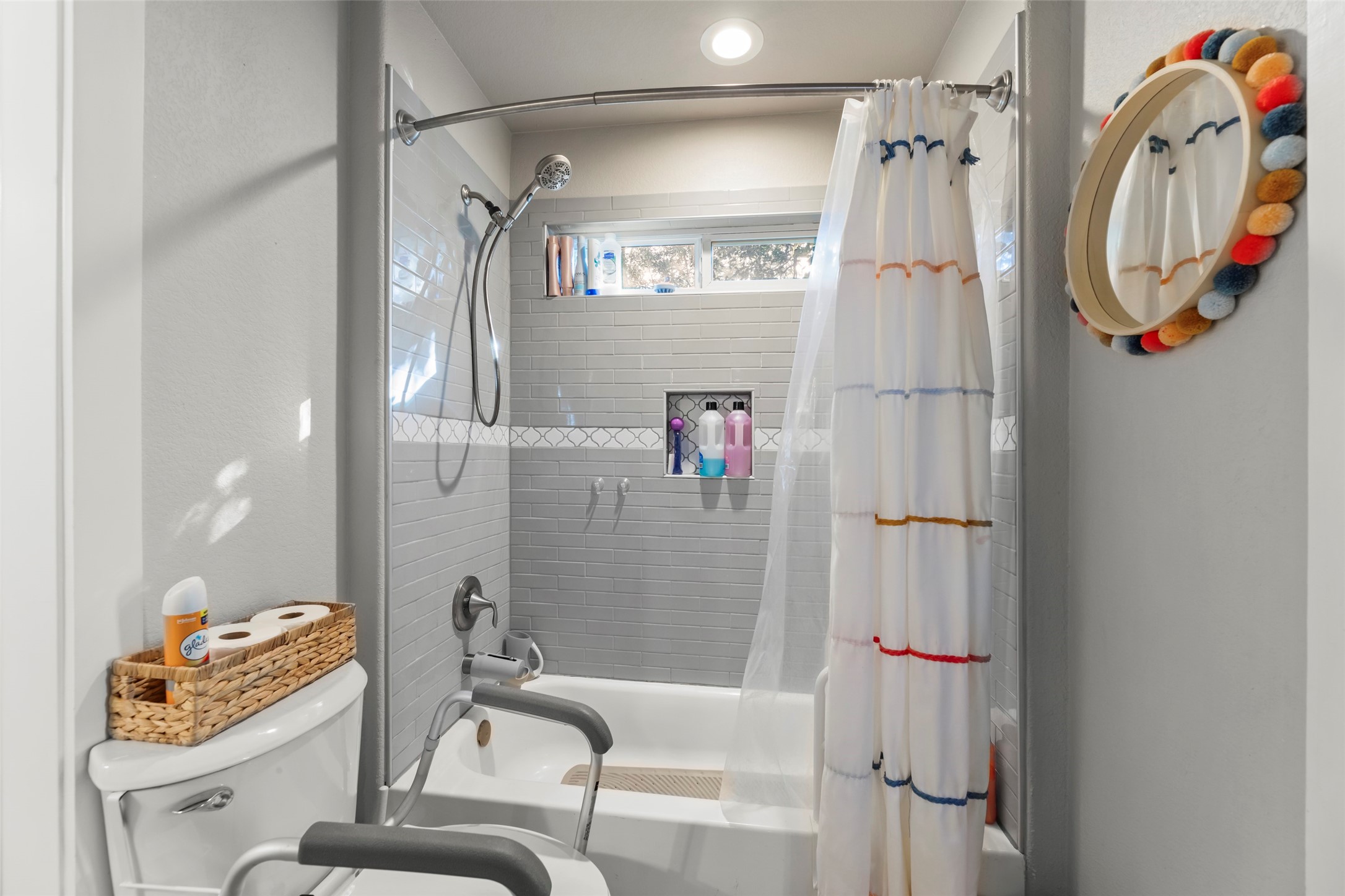 23918 Overcup Drive Spring, TX 77389 - Photo 18 of 37 a bathroom with a bathtub and shower