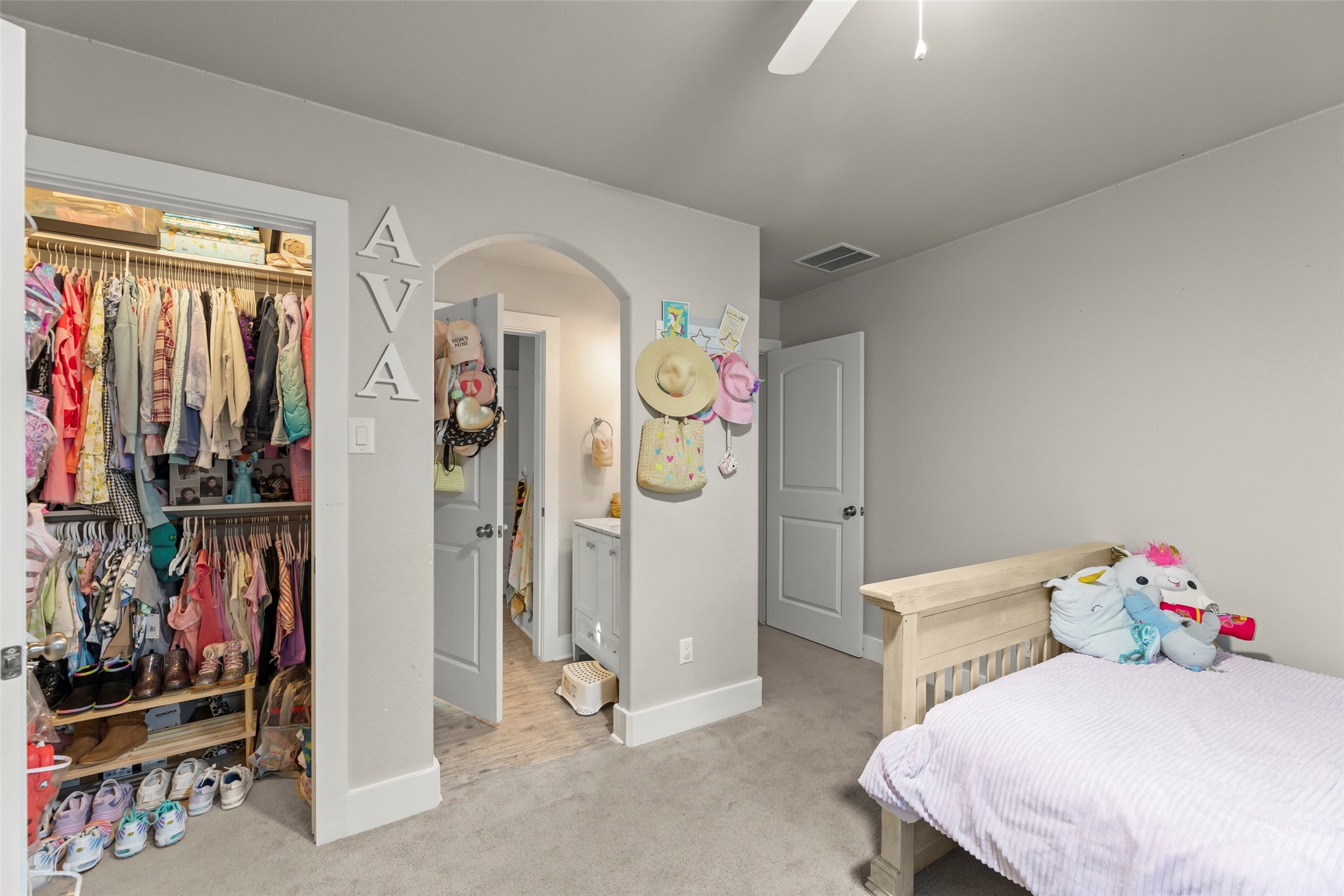 23918 Overcup Drive Spring, TX 77389 - Photo 21 of 37 a bedroom with a bed and a closet