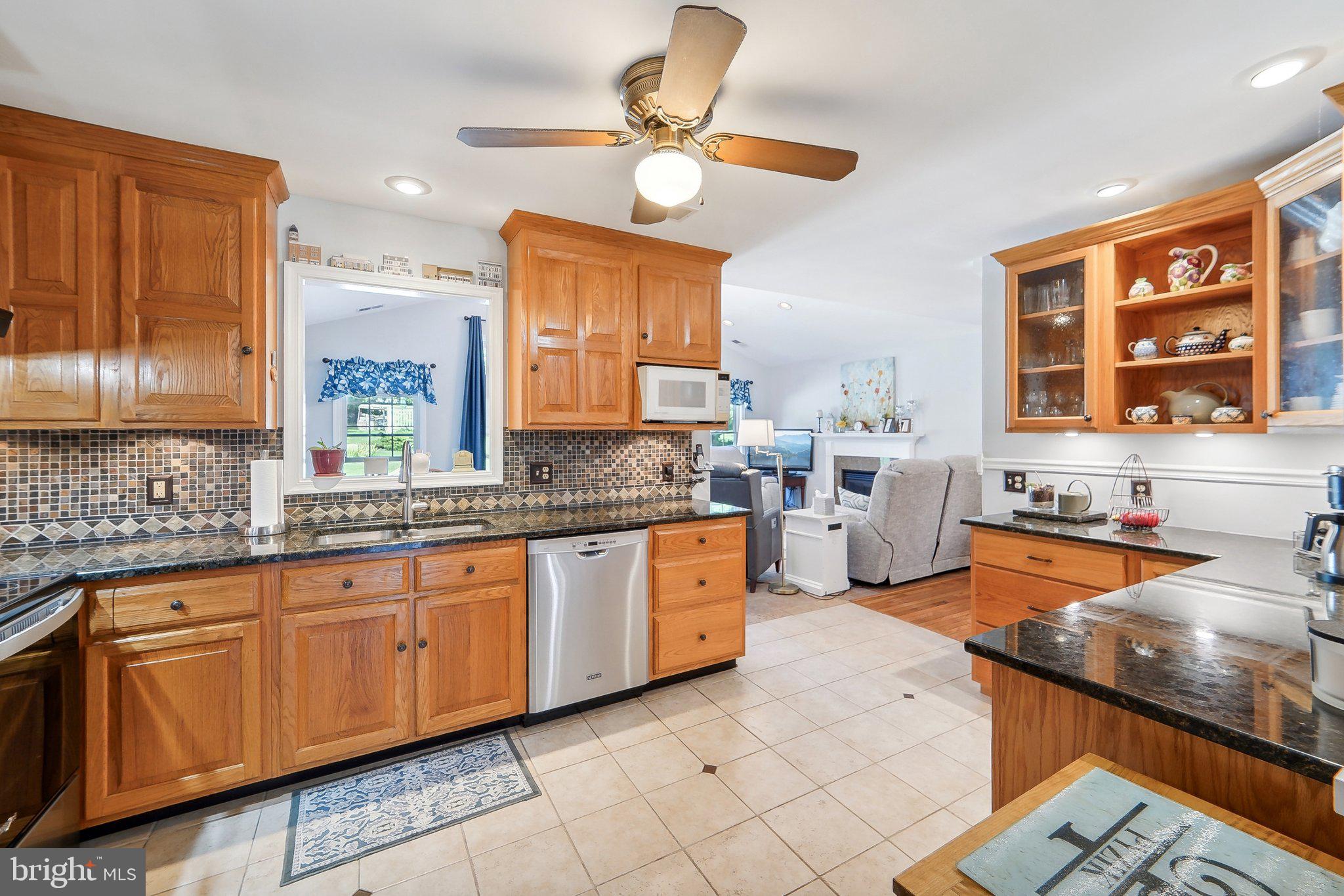 Opens to Great Room and Dining Room