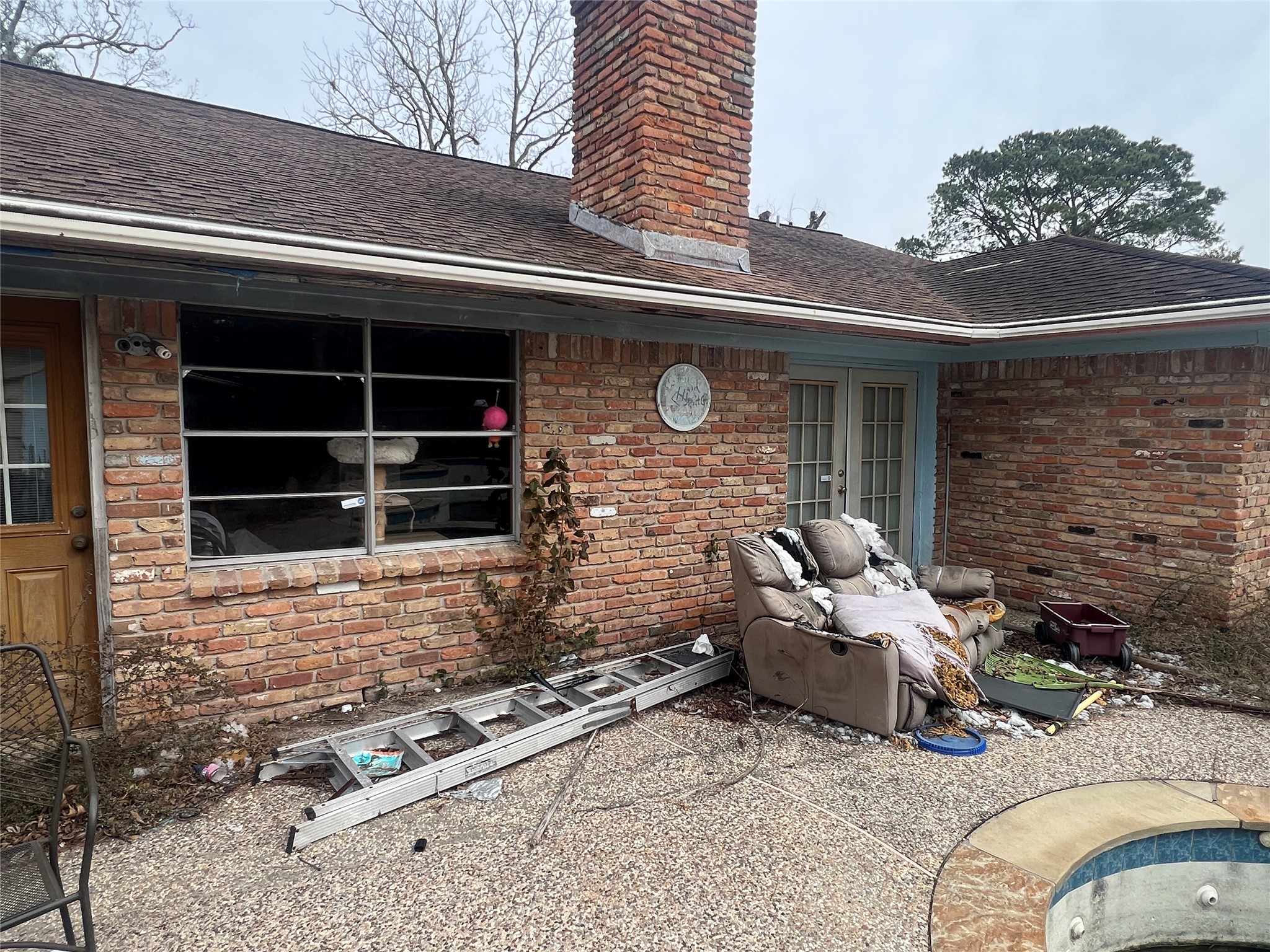 6023 Lattimer Drive Houston, TX 77035 - Photo 13 of 15 a backyard of a house with seating space