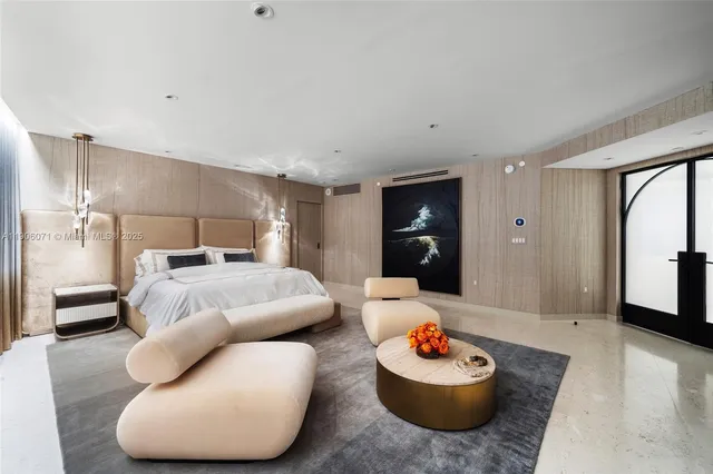 a living room with furniture and window