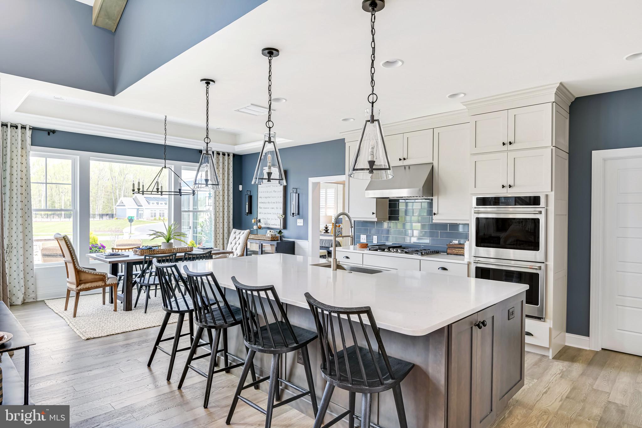 21797 Eastbridge Loop Lewes, DE 19958 - Photo 11 of 32 a kitchen with stainless steel appliances granite countertop a kitchen island a stove a table and chairs