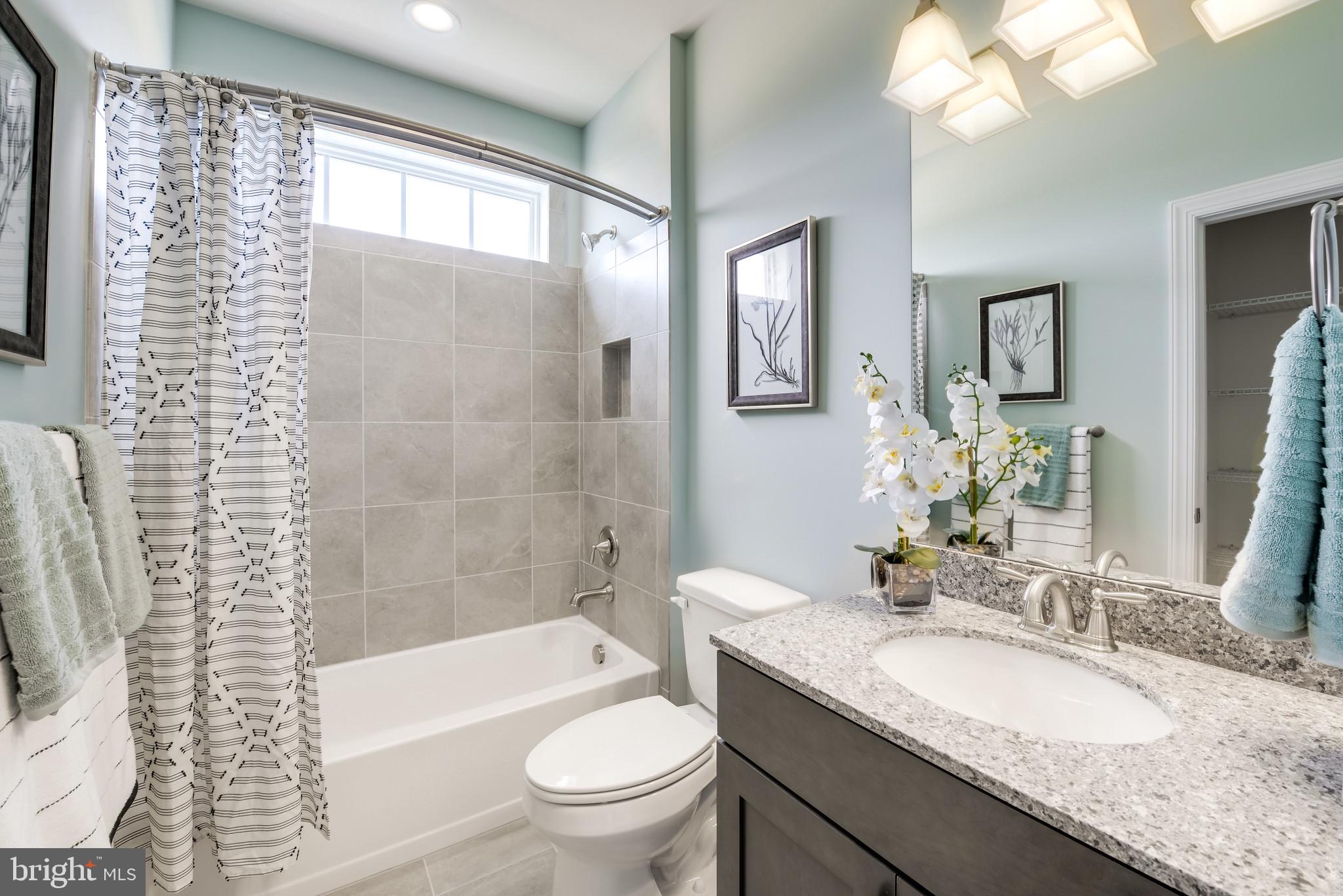 21797 Eastbridge Loop Lewes, DE 19958 - Photo 24 of 32 a bathroom with a granite countertop sink toilet mirror and bathtub