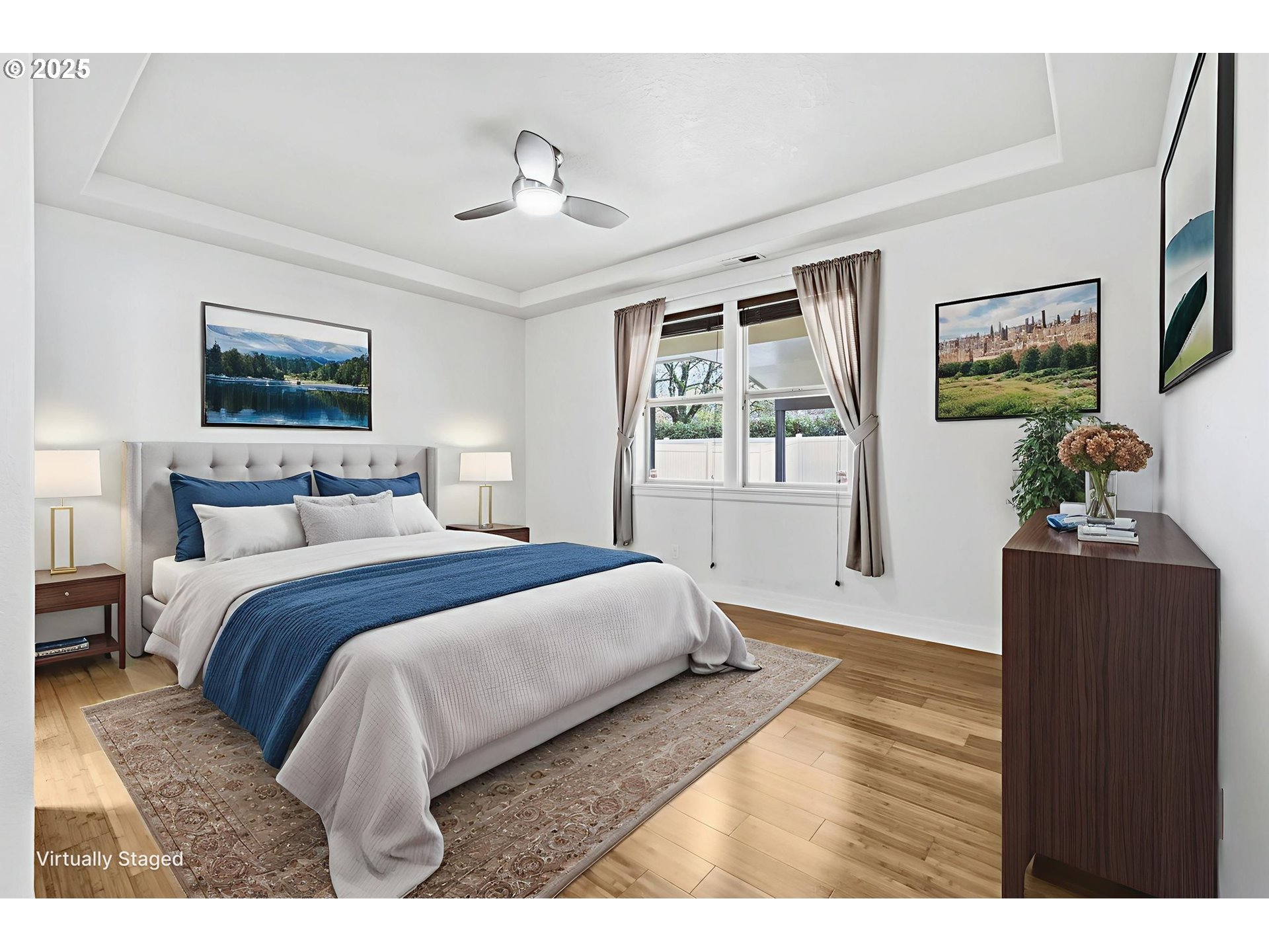4879 Northeast Granite Avenue Albany, OR 97321 - Photo 9 of 47 a bedroom with a large bed and a window