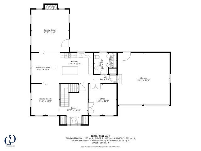 a picture of a floor plan