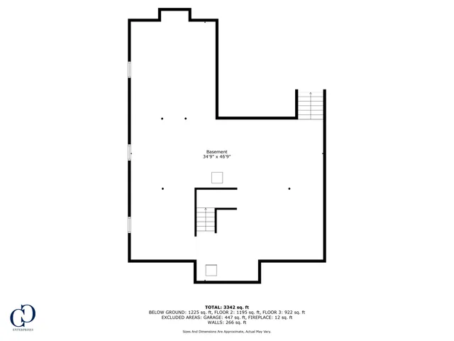 a picture of a floor plan