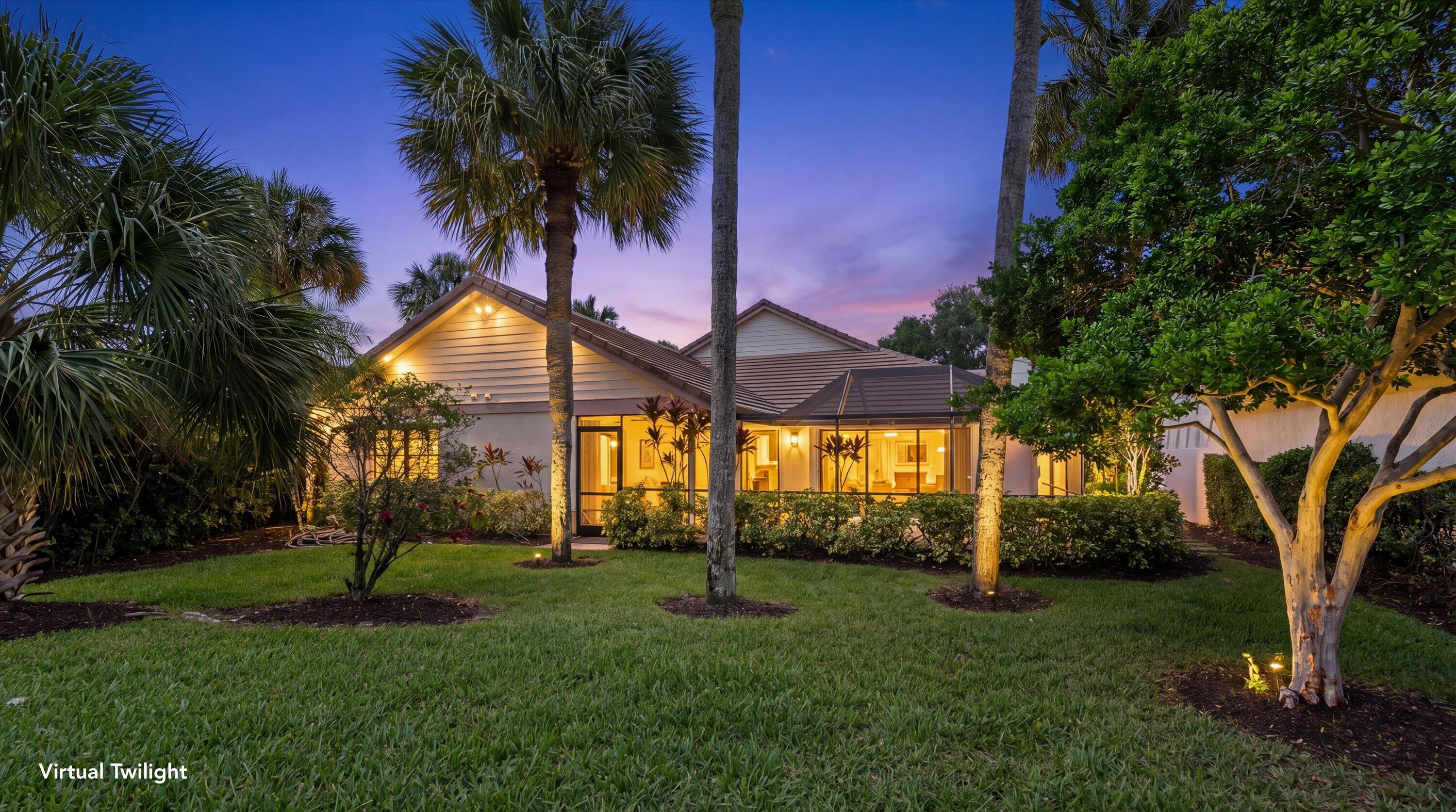 16997 Freshwind Circle Jupiter, FL 33477 - Photo 24 of 27 32-Virtual Twilight