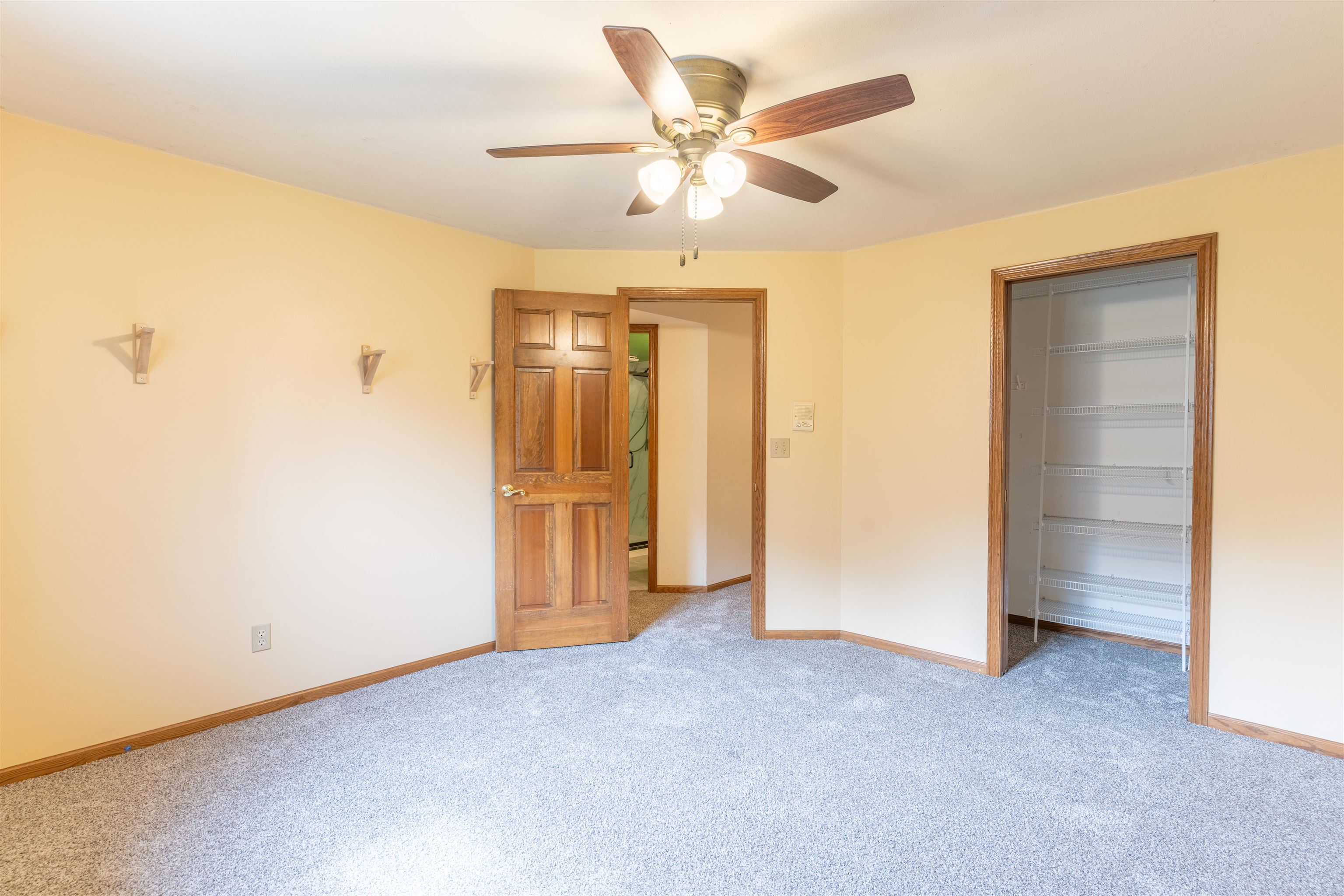 151 North Fox Run Lane Byron, IL 61010 - Photo 29 of 37 an empty room with closet and a ceiling fan