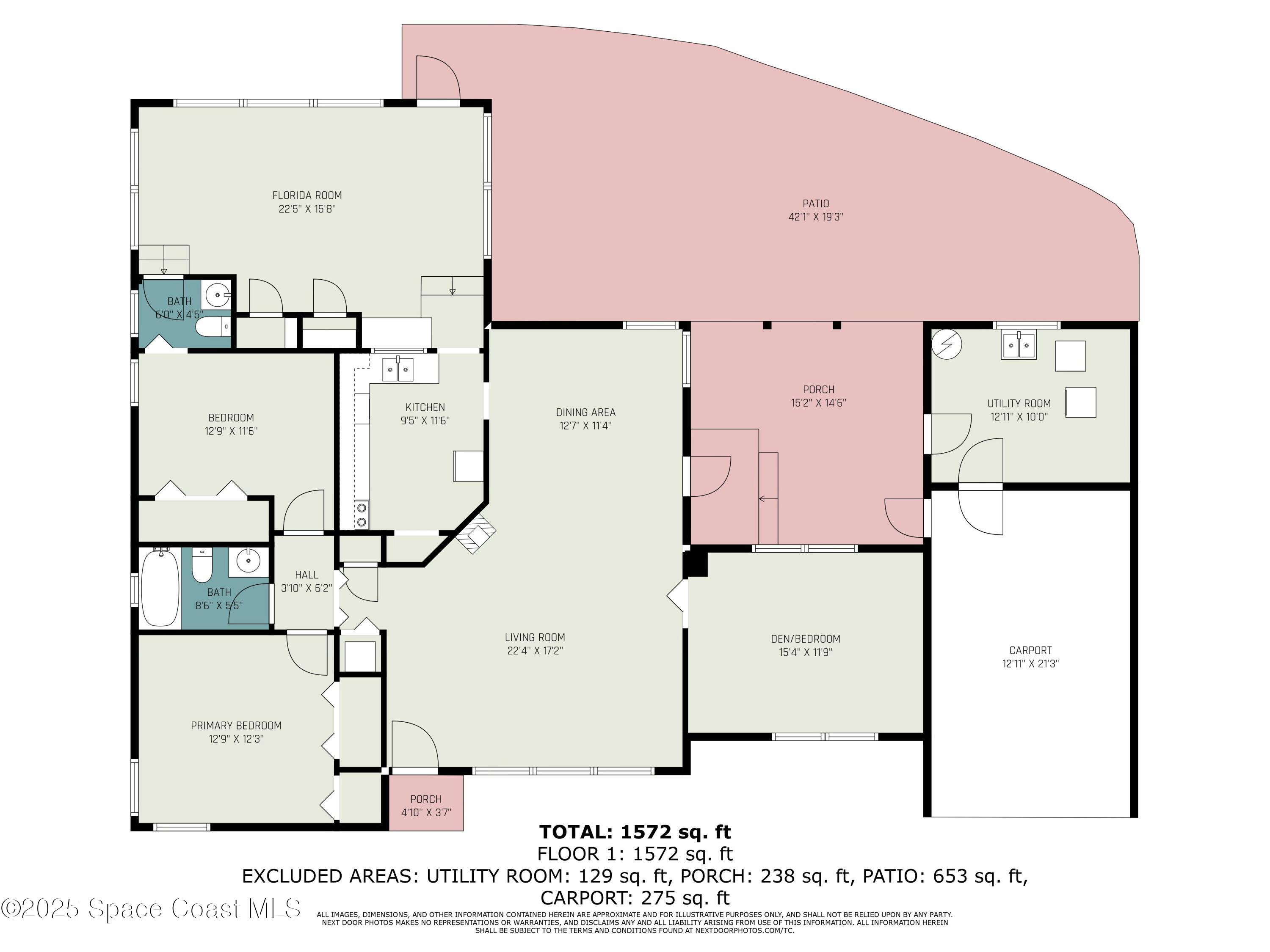 37 Valencia Road Rockledge, FL 32955 - Photo 27 of 27 Floor Plan