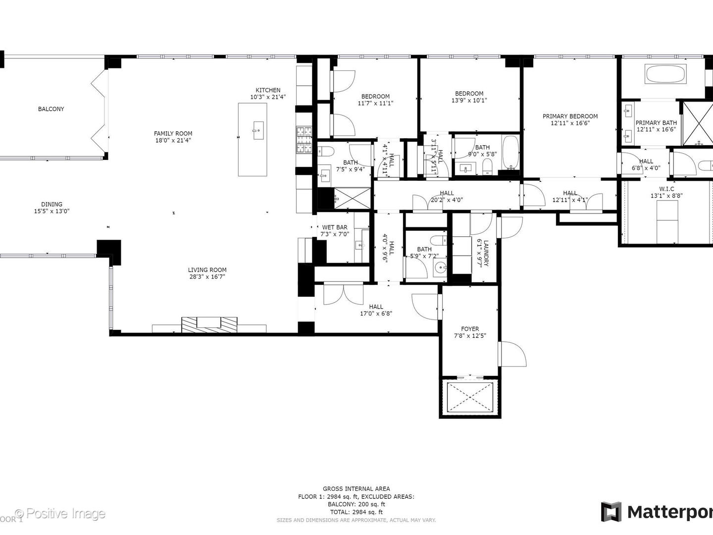 1109 West Washington Boulevard, Unit 2C Chicago, IL 60607 - Photo 40 of 40 a picture of a floor plan
