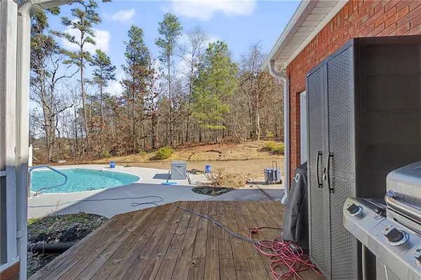 a view of a terrace with skyline