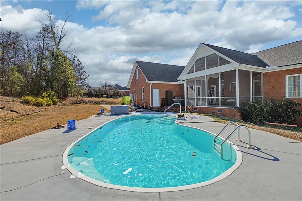15 County Road 396 Centre, AL 35960 - Photo 47 of 54 a view of a house with swimming pool and porch