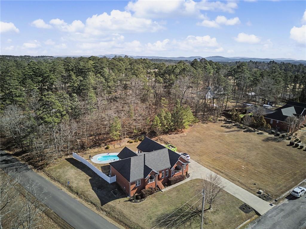 15 County Road 396 Centre, AL 35960 - Photo 51 of 54 a view of a terrace with a bench and a yard