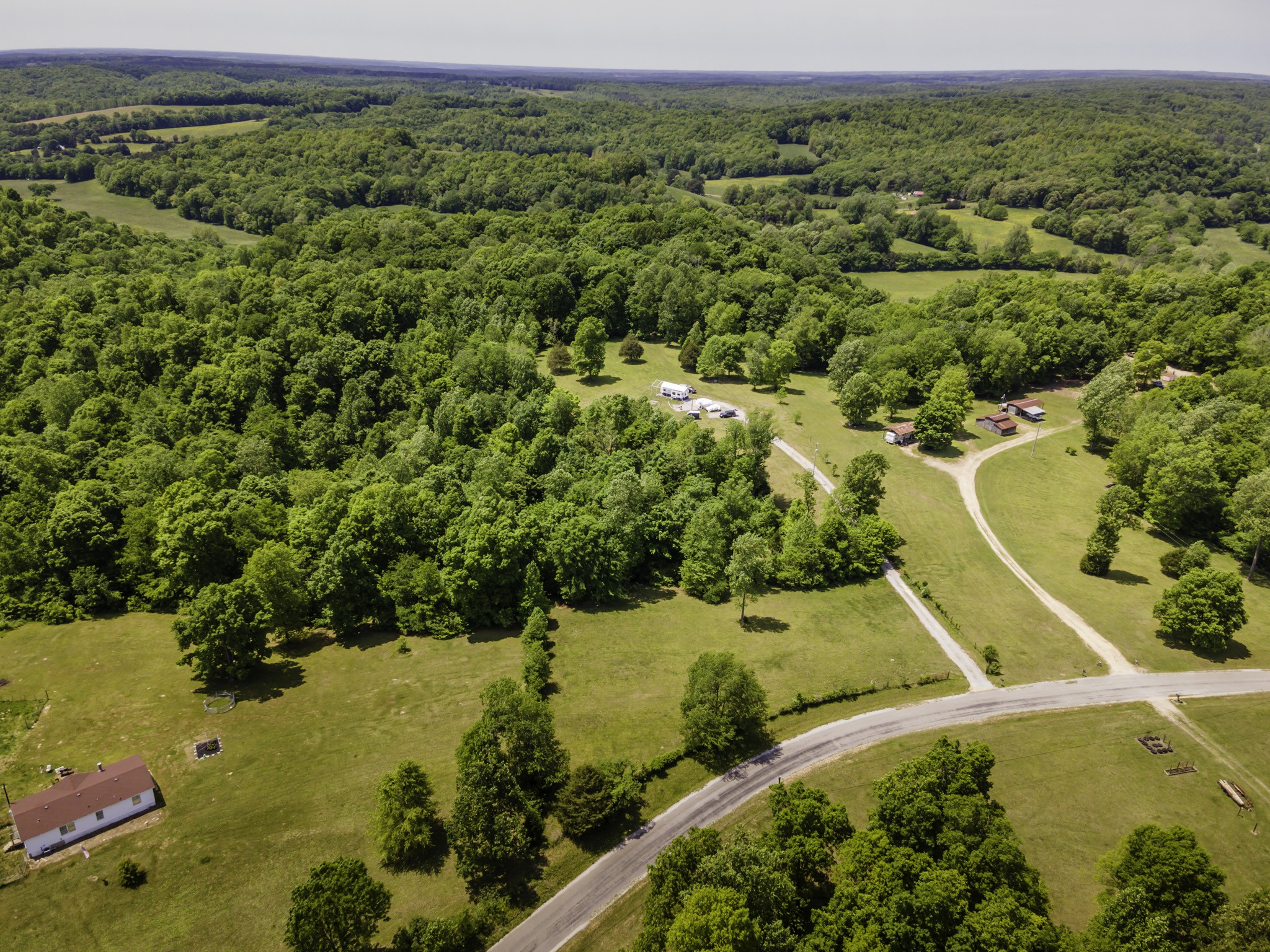 133 Clifton Road Lawrenceburg, TN 38464 - Photo 14 of 27 an aerial view of residential houses with outdoor space