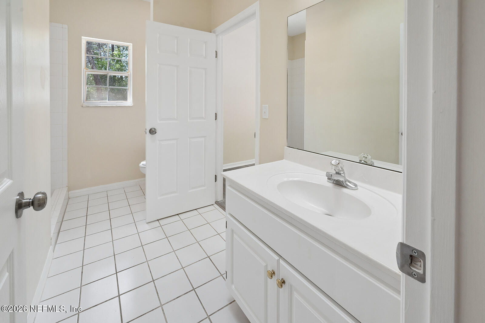 6240 Payne Road Keystone Heights, FL 32656 - Photo 11 of 43 a bathroom with a sink and a mirror