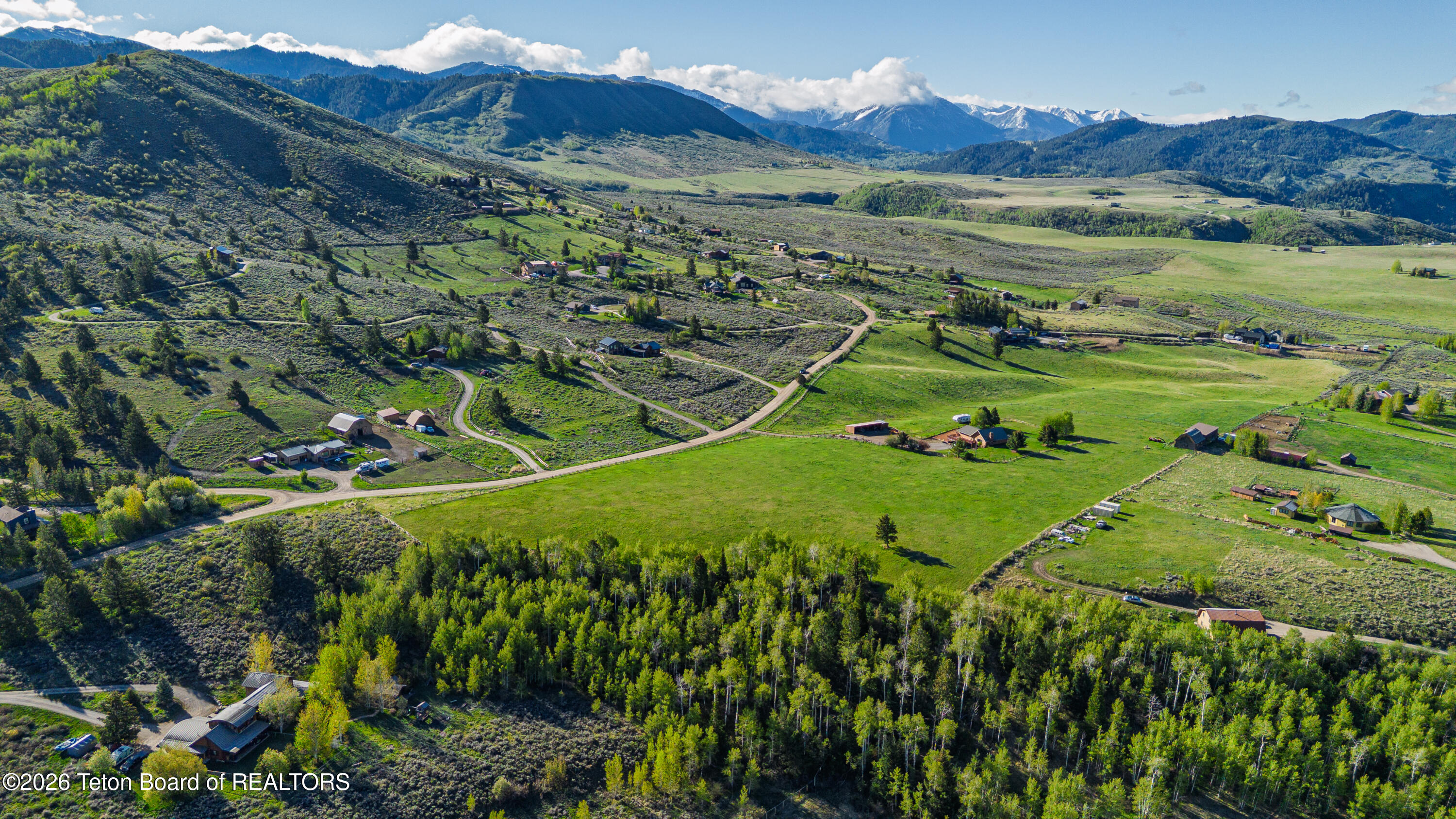 2050 East Snowberry Road Jackson, WY 83001 - Photo 14 of 14 Aerial 18 for Michelle