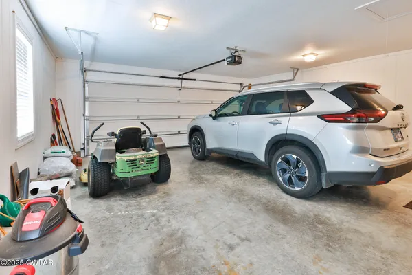 a view of car garage