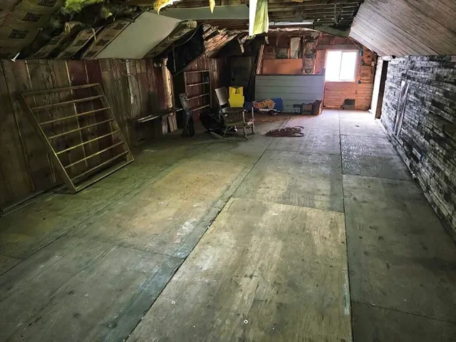 a view of storage and utility room