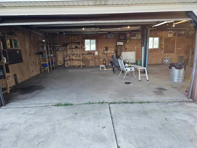a view of a water heater room