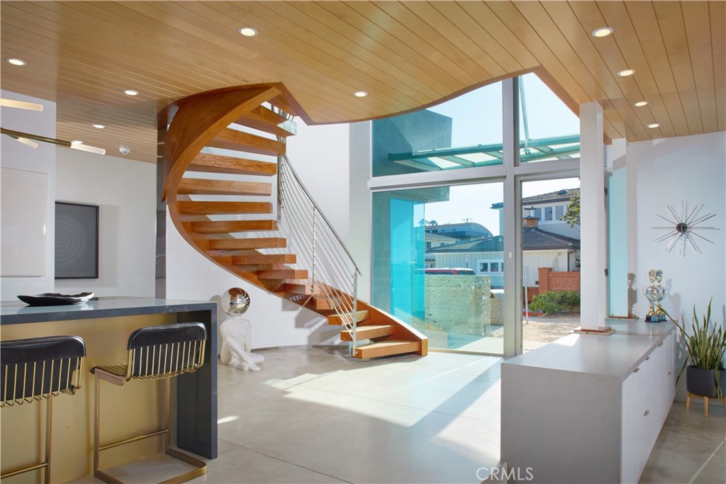 1042 West Bay Avenue Newport Beach, CA 92661 - Photo 12 of 37 a view of entryway and hall with wooden floor