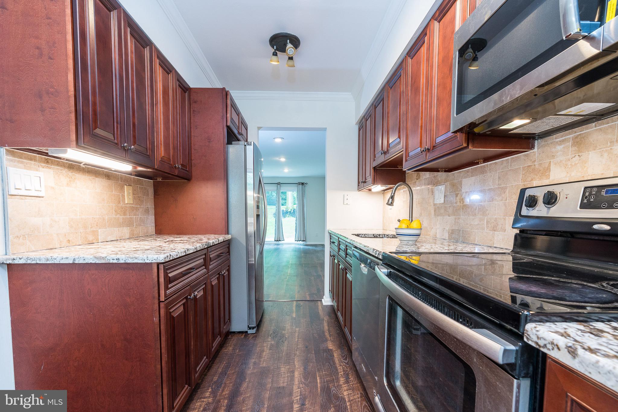 Kitchen, looking into living room