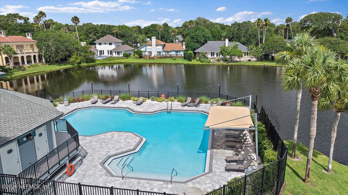 2253 Beachcomber Trail Atlantic Beach, FL 32233 - Photo 41 of 42 an aerial view of a house with outdoor space and lake view