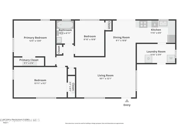 $289,999 | 207 2nd Street, Merritt Island, FL 32953