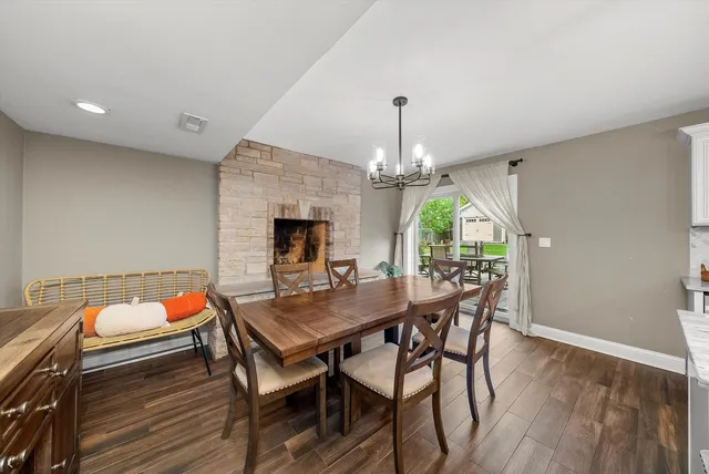 a outdoor space with furniture