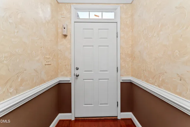 a view of a brick wall