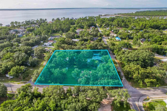 front view of a house with a patio