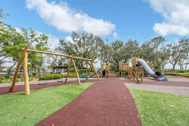 a view of a park with entertaining space