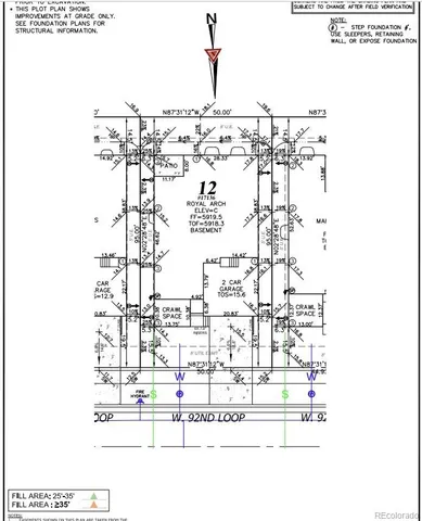 an aerial view of a house with outdoor space