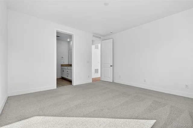 a view of an empty room