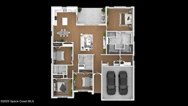 a view of living room with washer and dryer