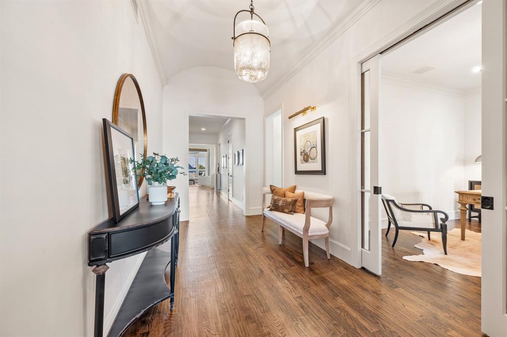 909 Winding Ridge Trail Southlake, TX 76092 - Photo 5 of 36 a view of a livingroom with furniture and wooden floor