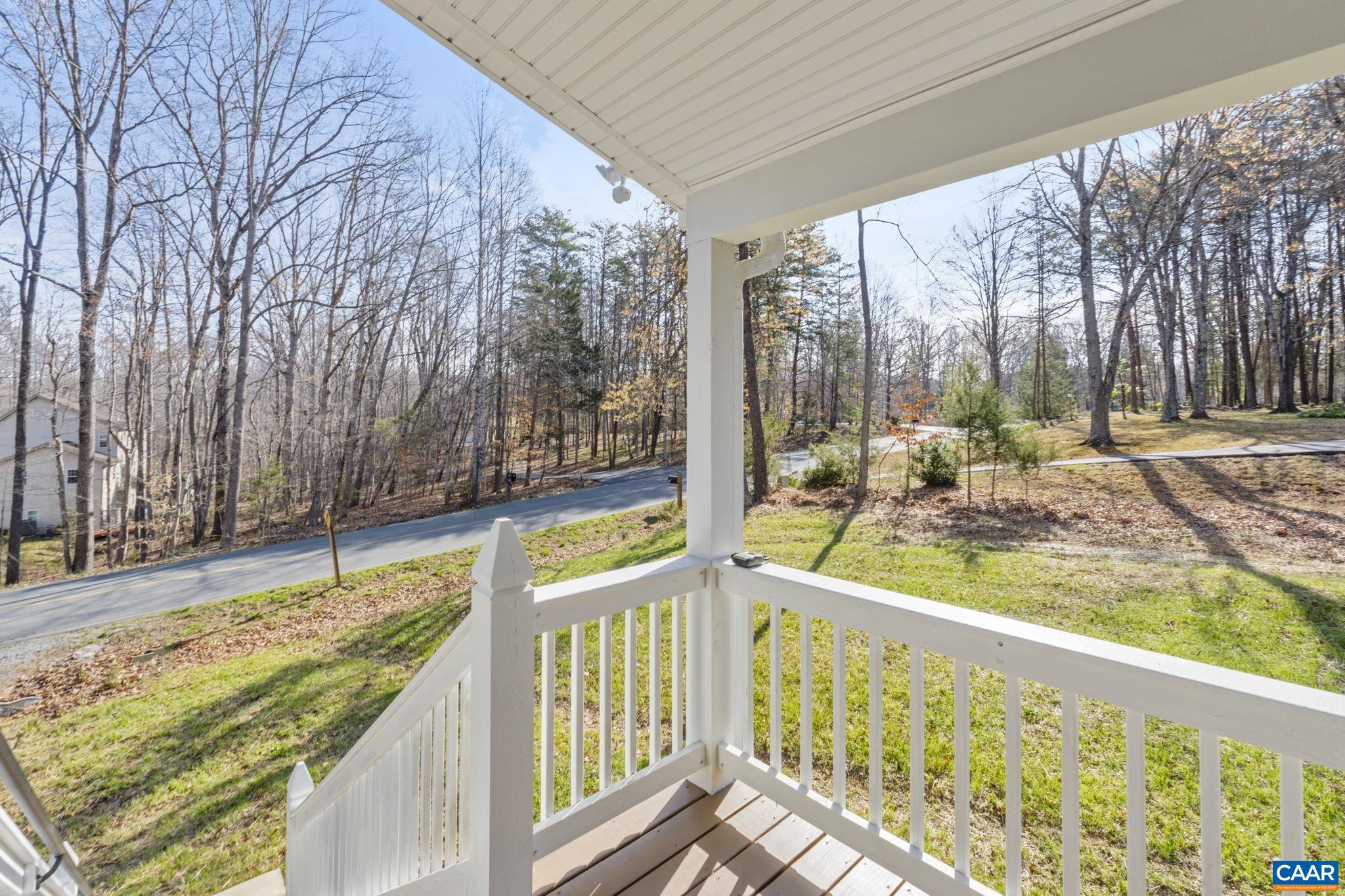 34 Turkeysag Trail Palmyra, VA 22963 - Photo 53 of 55 a view of a porch with a back yard