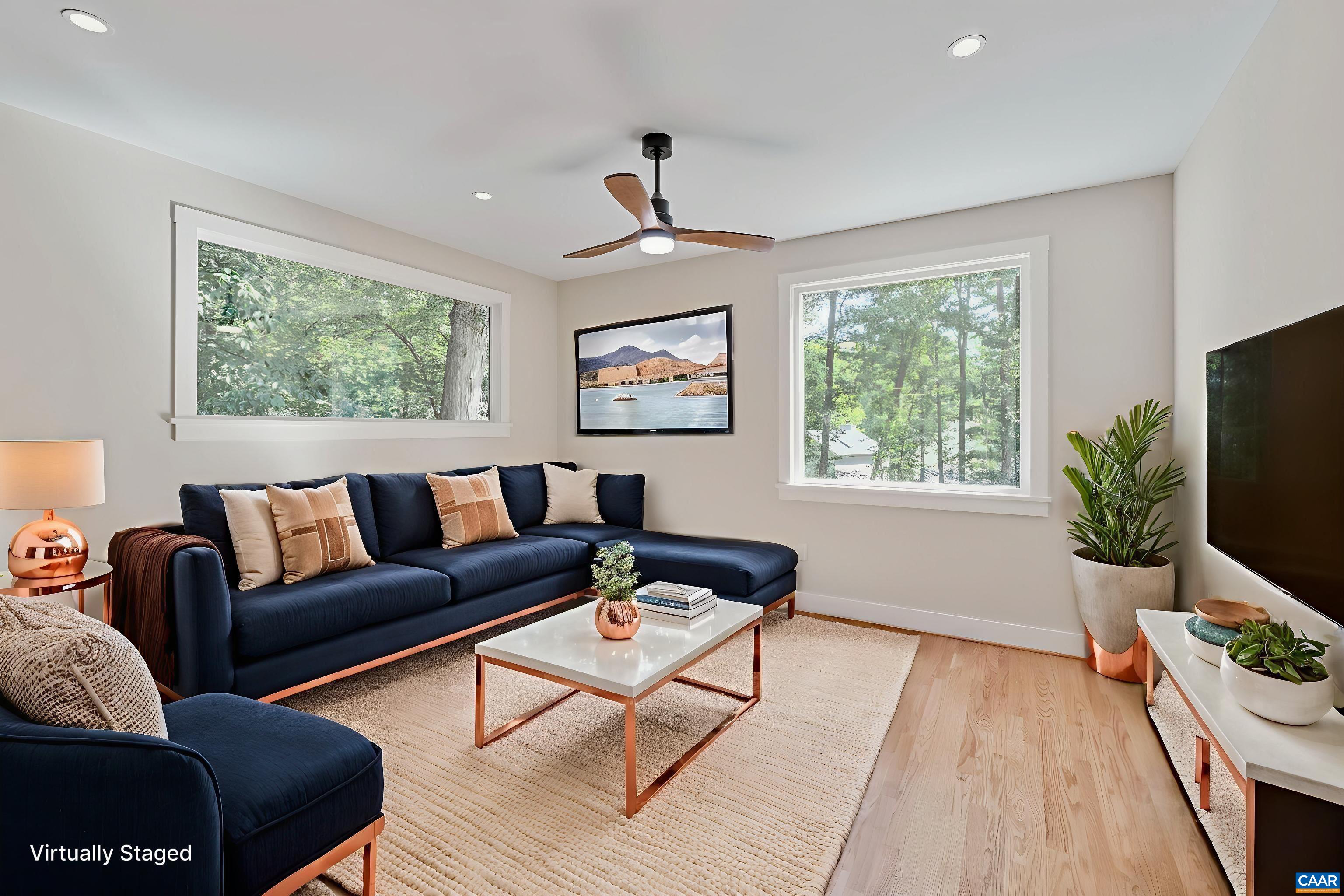 34 Turkeysag Trail Palmyra, VA 22963 - Photo 55 of 55 a living room with furniture and a flat screen tv