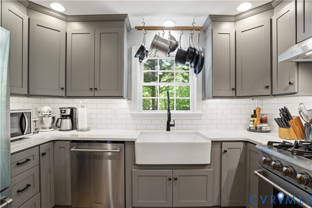 1570 Rock Castle Road Goochland, VA 23063 - Photo 17 of 53 4th View of Kitchen featuring grey shaker-style ca