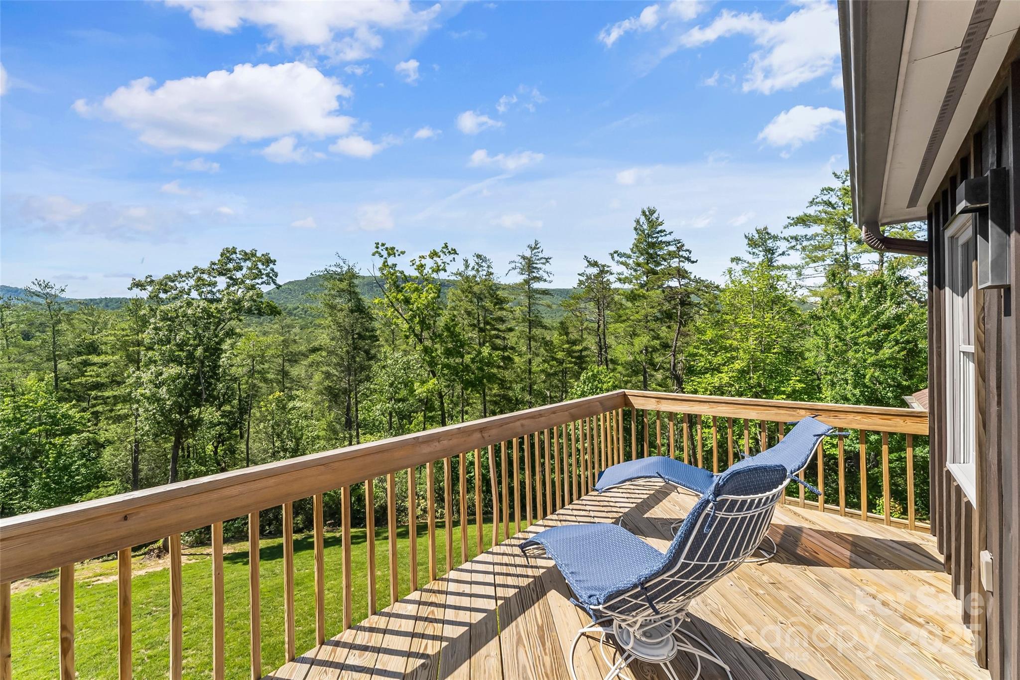 2508 Wolf Pit Road Morganton, NC 28655 - Photo 14 of 48 a view of a two chairs in the balcony