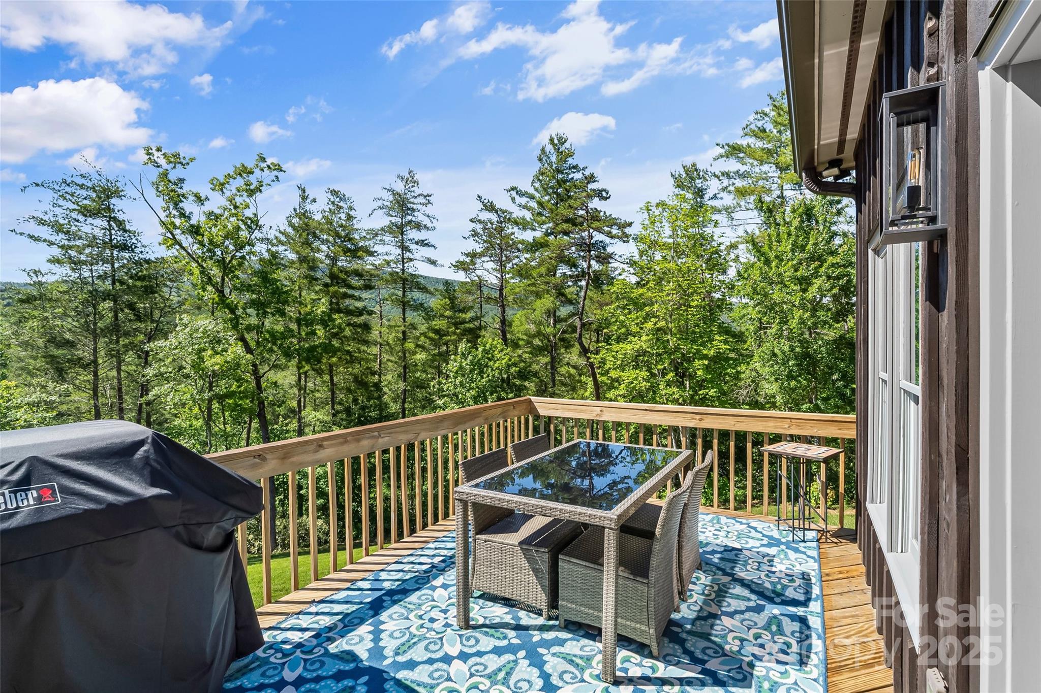 2508 Wolf Pit Road Morganton, NC 28655 - Photo 24 of 48 a view of balcony with wooden floor and outdoor seating