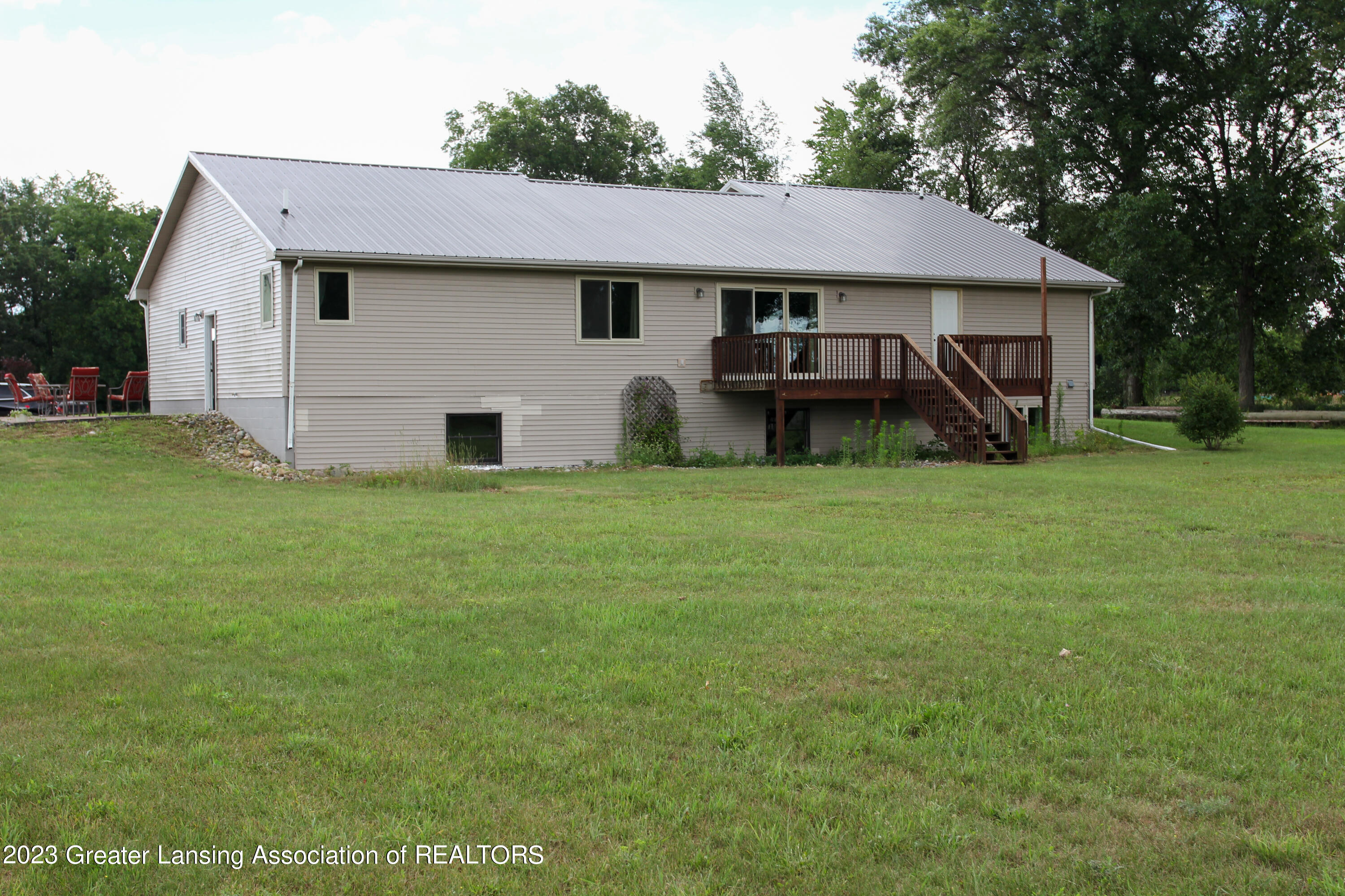 4100 South Williams Road Stockbridge, MI 49285 - Photo 10 of 71 Rear, Patio next to Garage