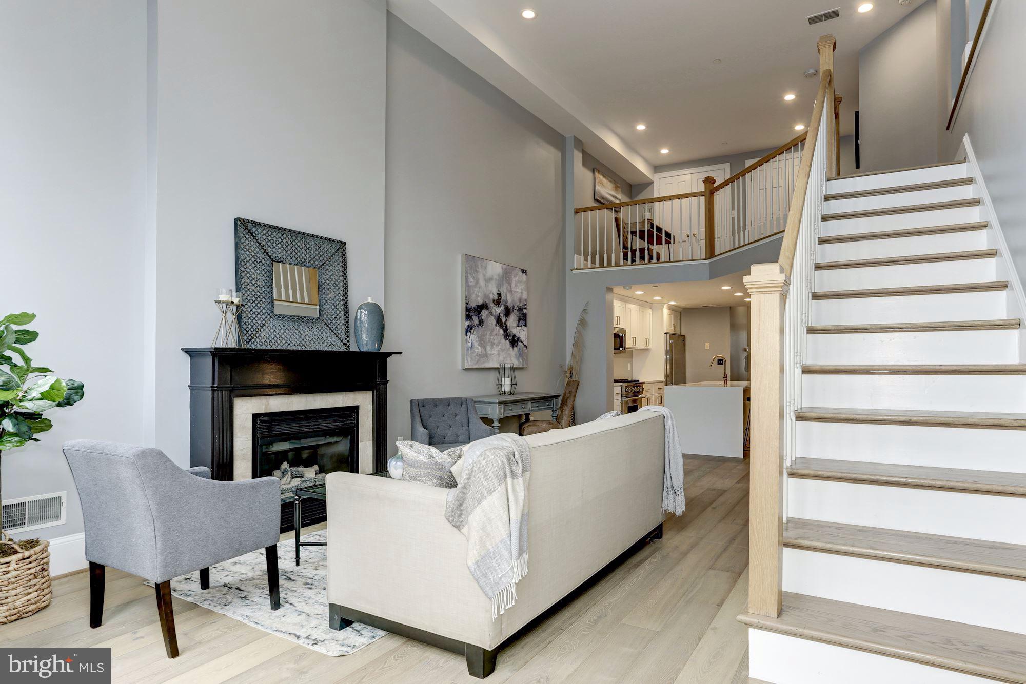 1515 P Street Northwest, Unit 2 Washington, DC 20005 - Photo 13 of 17 Stairs Leading to the Loft/Study