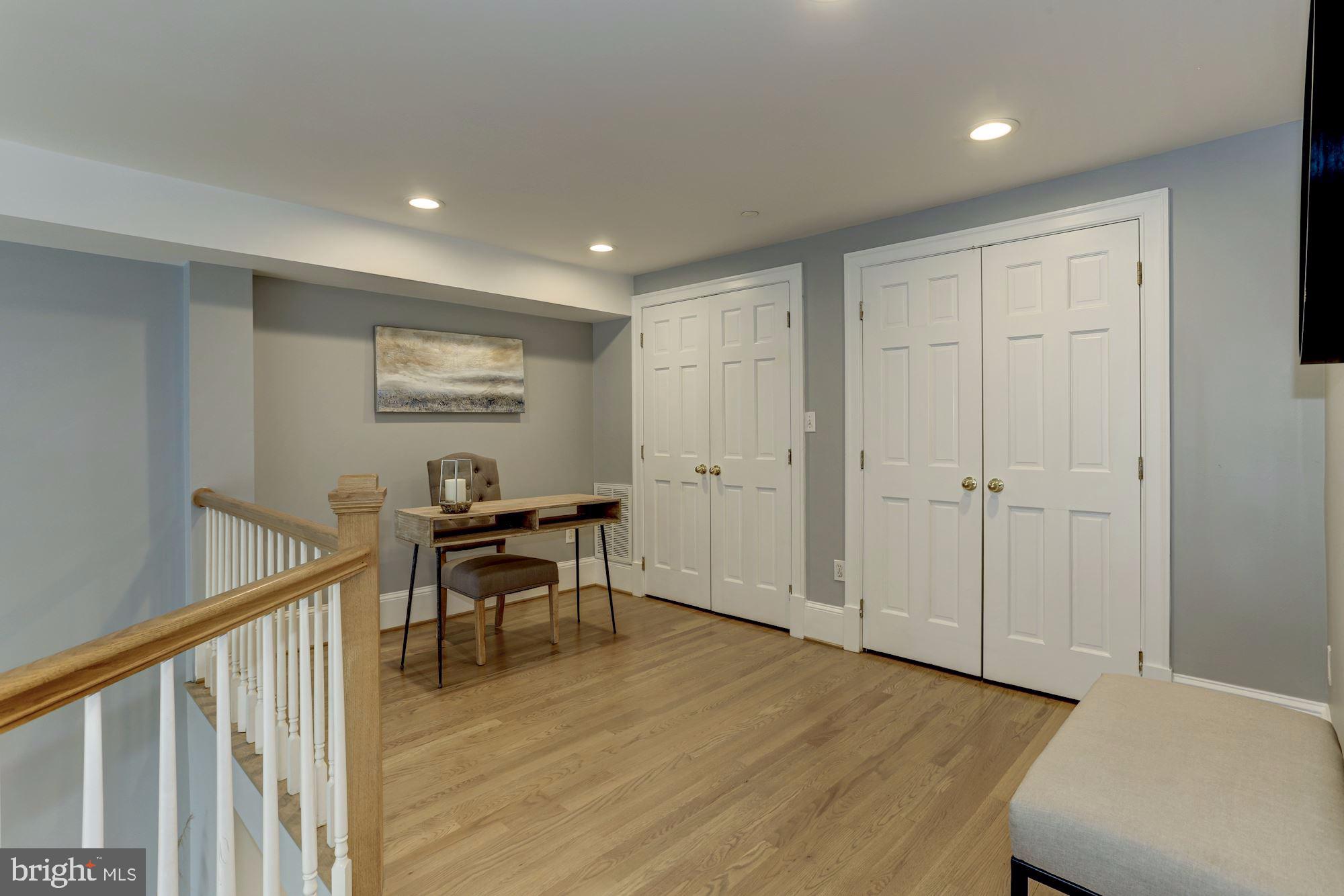 1515 P Street Northwest, Unit 2 Washington, DC 20005 - Photo 14 of 17 Spacious Loft/Study with Hardwood Floors overlooki