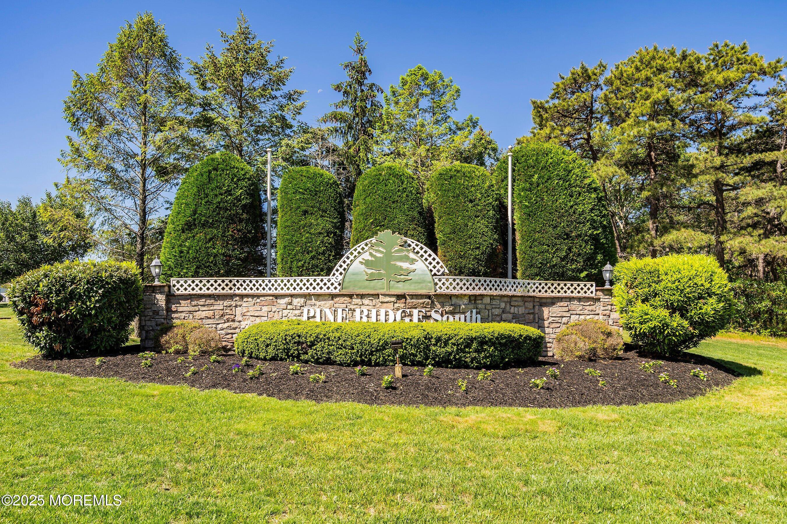 1104 Sycamore Court Whiting, NJ 08759 - Photo 35 of 55 a view of a garden with large trees