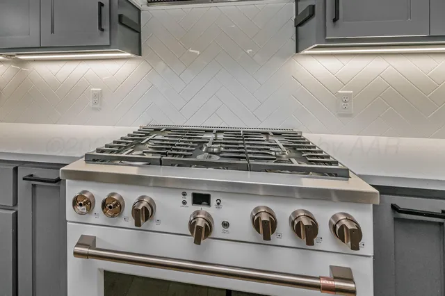 a close view of stove top oven