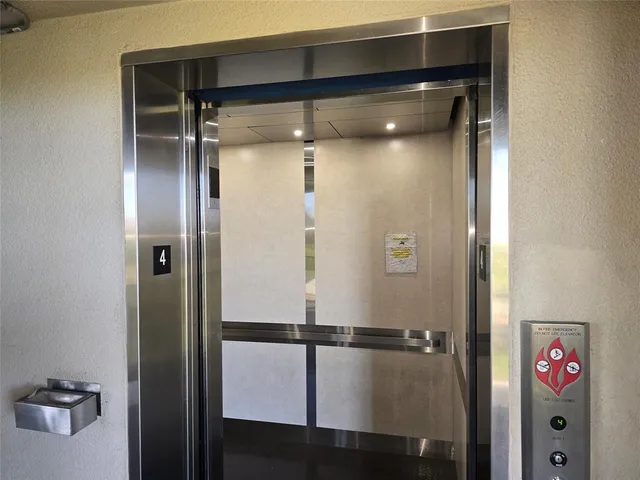 a view of a hallway with hallway