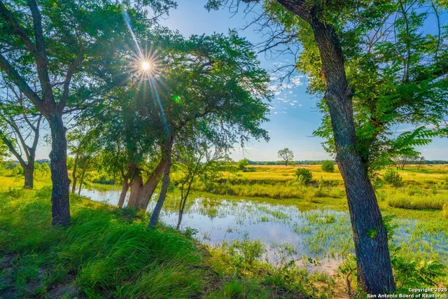 a view of an outdoor space with a lake view