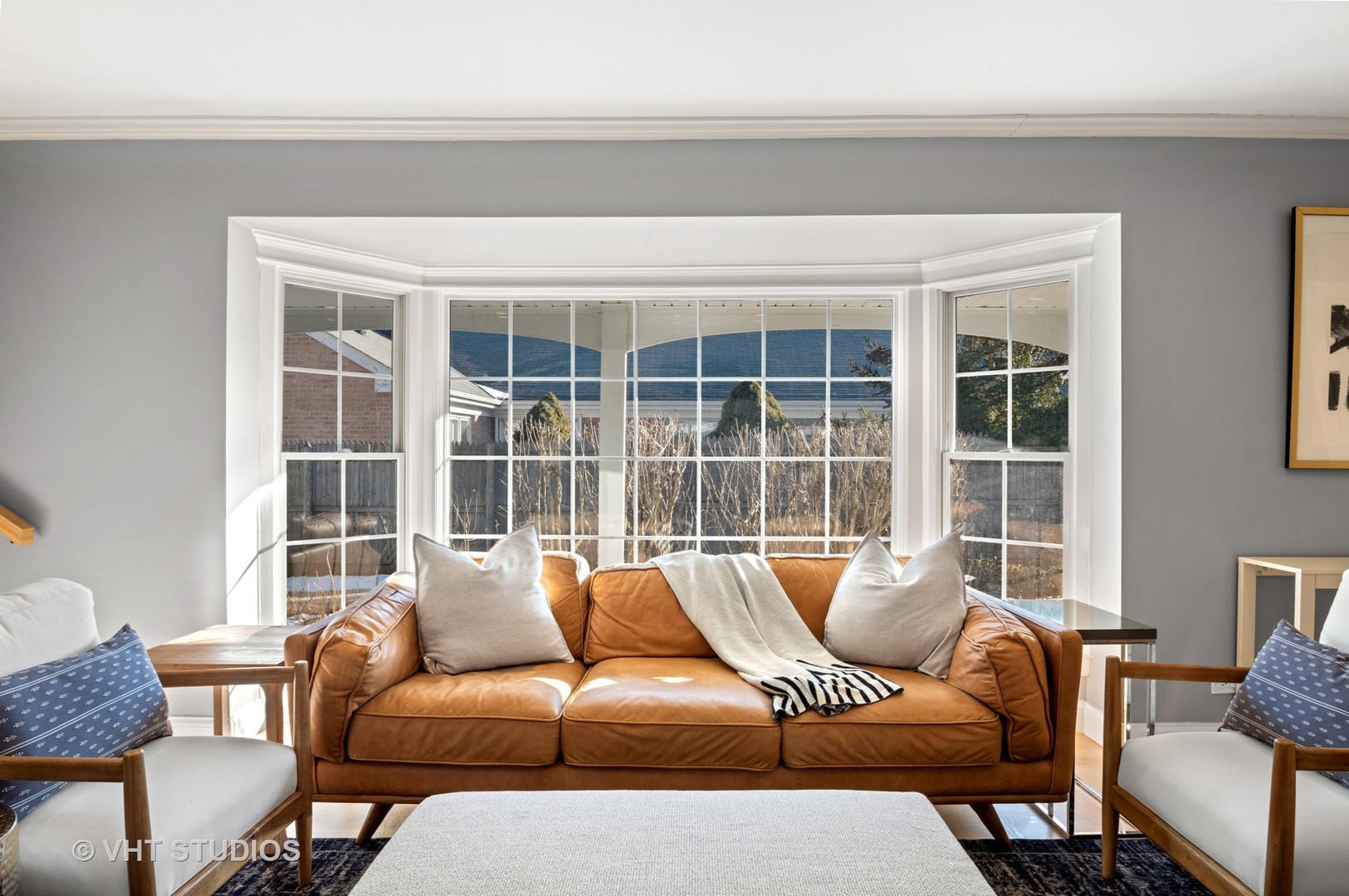 1070 Willow Road Winnetka, IL 60093 - Photo 8 of 29 a living room with furniture and a large window