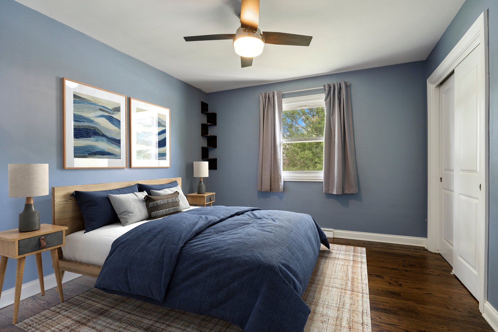 132 Robin Hill Drive Naperville, IL 60540 - Photo 7 of 29 a bedroom with bed and window