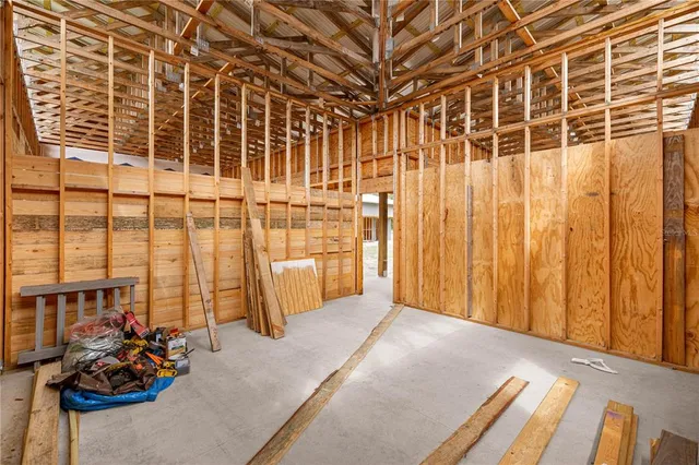 a room with musical instruments